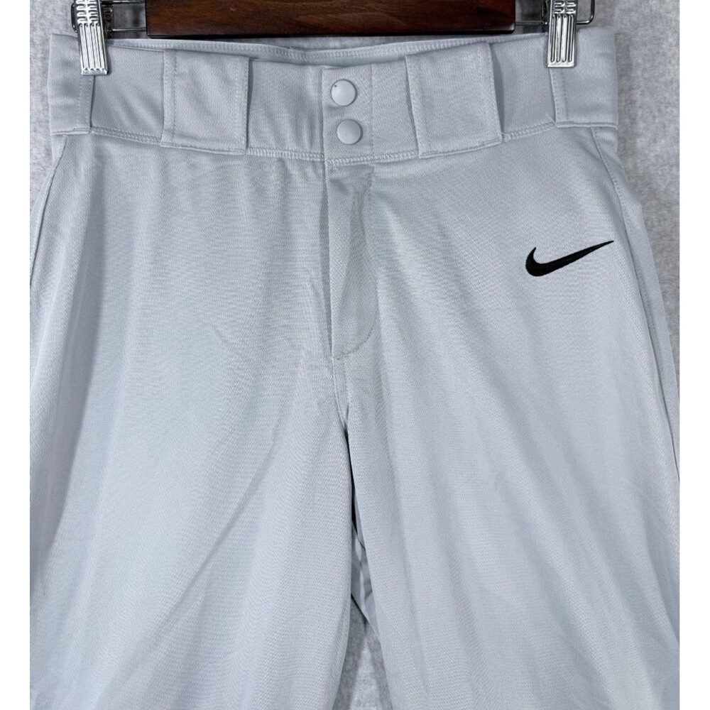 Nike Pants Mens Small Gray Pro Baseball Straight Leg AA9796-012 - Picture 4 of 12